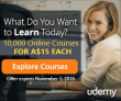 A$15 for ANY Udemy Course